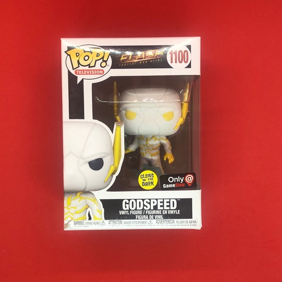 Funko Pop! The Flash GITD Godspeed Gamestop #1100